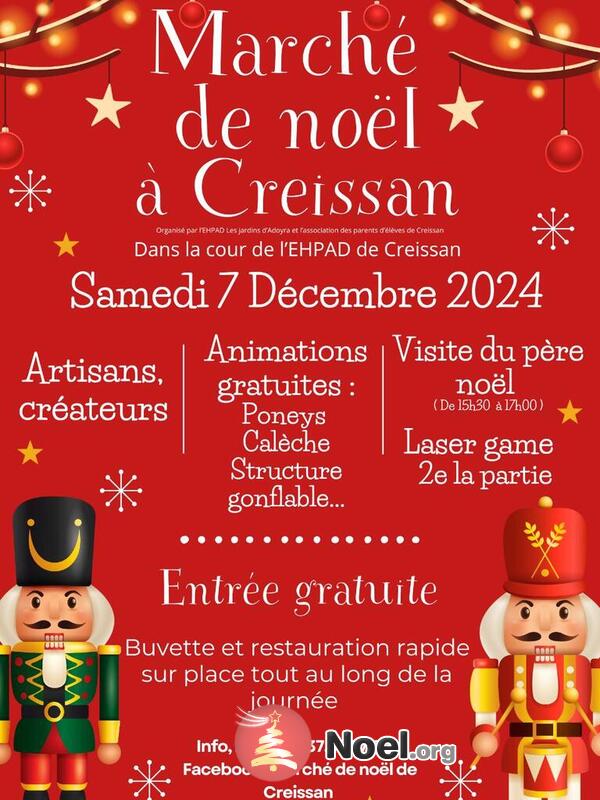 Marché de Noël de Creissan