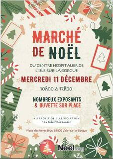 Photo du marché de Noël Marché de Noël du Centre Hospitalier de L'Isle-Sur-La-Sorgue