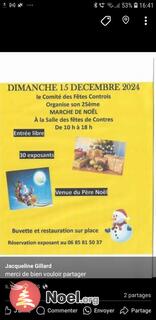 Photo du marché de Noël Marché de noël du Comité Des Fêtes de Contres