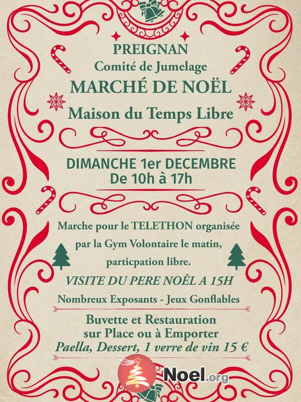 Marché de Noël du Comité de Jumelage