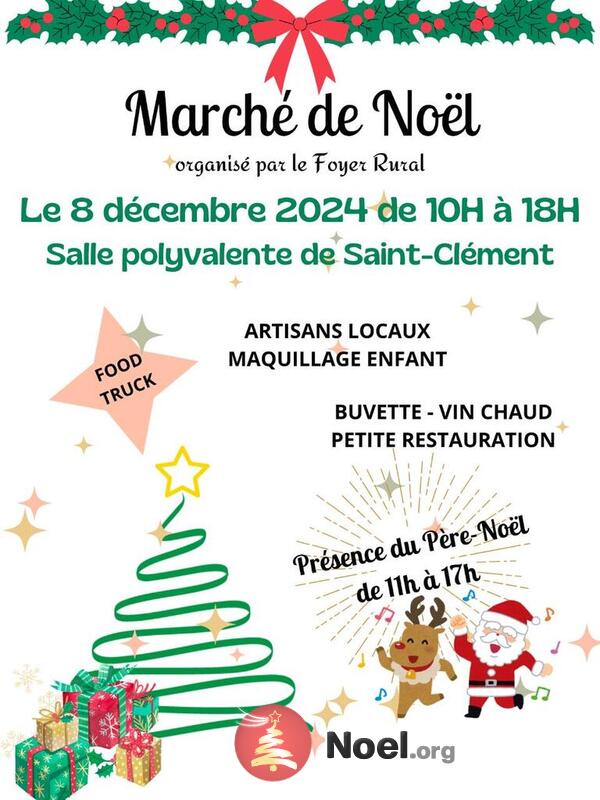 Marché de Noël du Foyer Rural de Saint-Clément 54