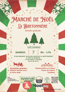 Photo du marché de Noël Marché de noel du lycée et CFA LA BRETONNIERE : évènement RS