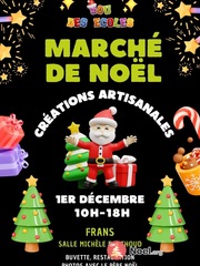 Photo du marché de Noël marche de Noel du sou des écoles de Frans