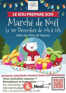 Photo du marché de Noël Marché de Noël du Sou de Vignieu