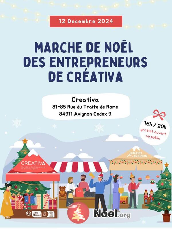 Marché de Noël des Entrepreneurs de Créativa