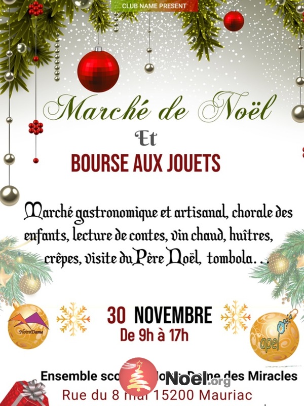 Marché de Noël et bourse aux jouets