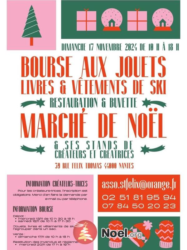 Marché de Noël et bourse aux jouets