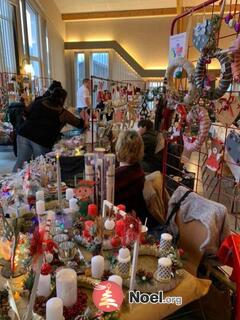 Photo du marché de Noël Marché de Noël et crèche vivante