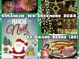 Marché de Noël et feu d'artifice