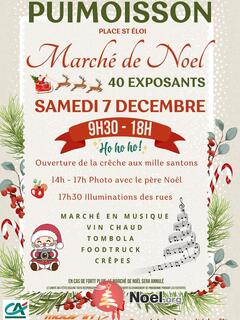 Photo du marché de Noël Marché de Noël et ouverture de la Crèche aux Mille Santons