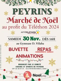 Photo du marché de Noël Marché de noël et téléthon 2024