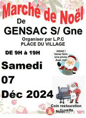 Photo du marché de Noël Marché de Noêl de Gensac Sur Garonne