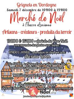 Photo du marché de Noël Marché de noel - grignols a l'heure alsacienne