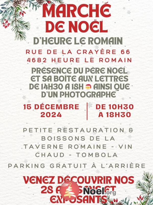 Marché de Noël Heure-Le-Romain