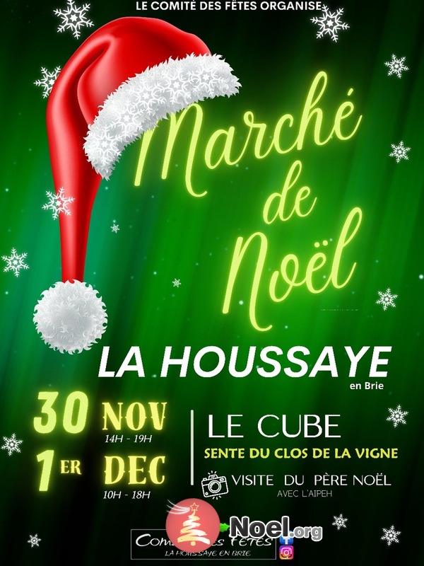 Marché de noël la houssaye en brie