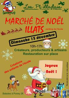 Marché de noël Illats 15 décembre illats