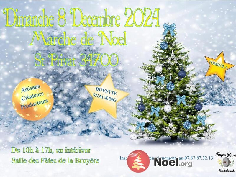 marché de Noël en intérieur