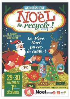 Marché de Noël : A Kingersheim, Noël se recycle