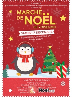 Marché de Noël de l’ADPEVM à Voisenon le 07.12.24