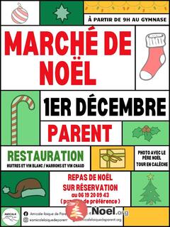 Photo du marché de Noël Marché de Noël de l'amicale laïque de Parent