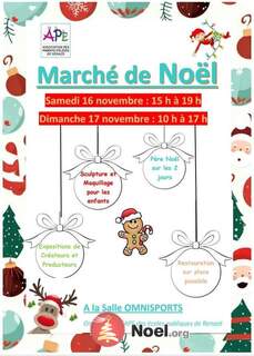 Photo du marché de Noël Marche de Noël de l ape