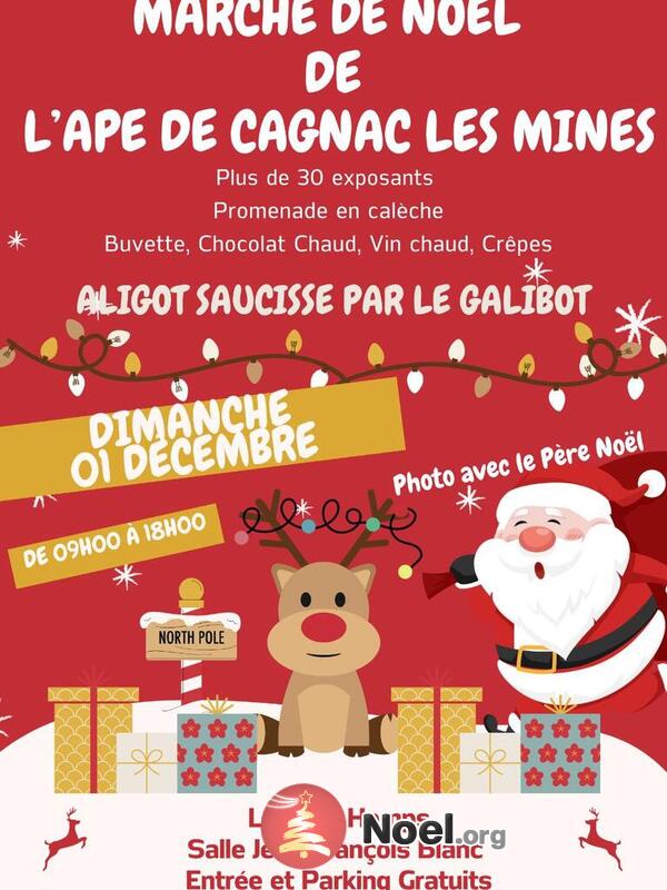 Marché de Noël de l'APE de Cagnac-les-mines