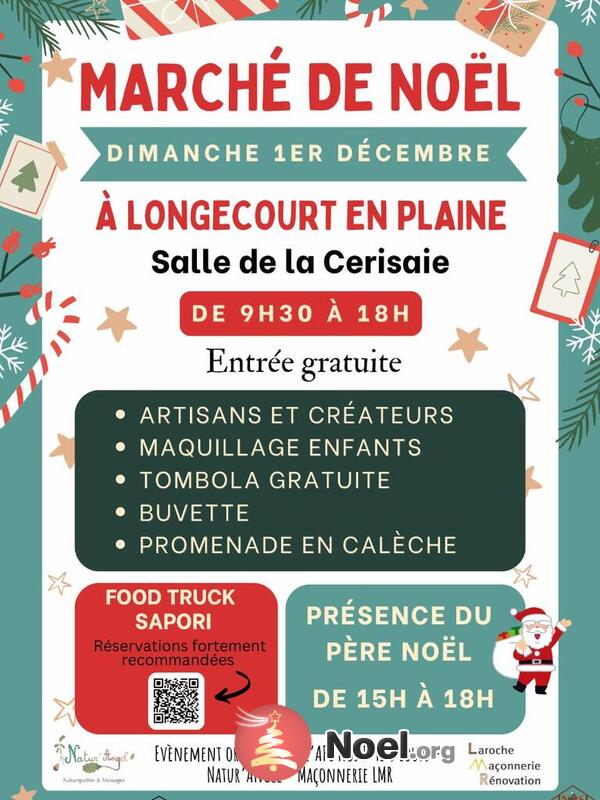 Marché de Noël de l'APE de Longecourt en plaine