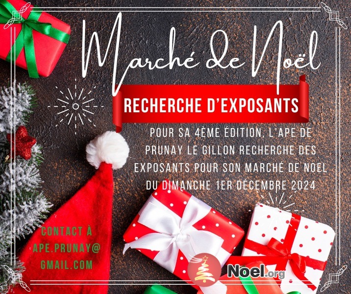 Marché de Noël de l'APE de Prunay-le-Gillon