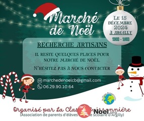 Photo du marché de Noël Marché de Noël de l’association la classe buissonnière