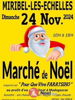 Photo du marché de Noël Marché de Noël de l'association Pour-Que-Vive-Faratsiho