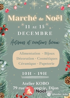 Photo du marché de Noël Marché de Noël de l'Atelier Kobo 2024