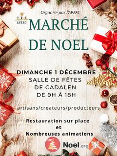 Marché de Noël de l'école de Cadalen