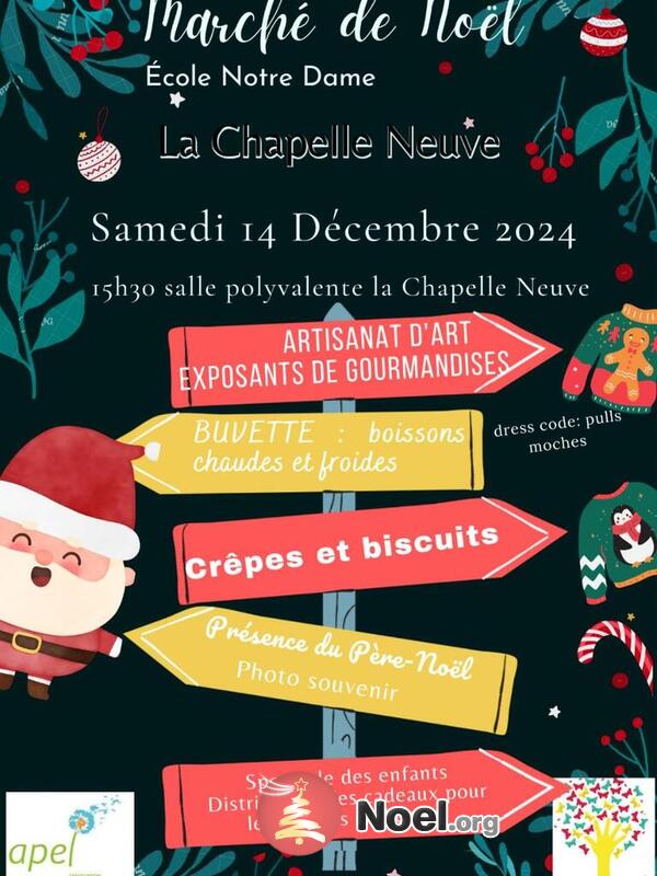 Marché de Noël de l'école Notre Dame de la Chapelle Neuve