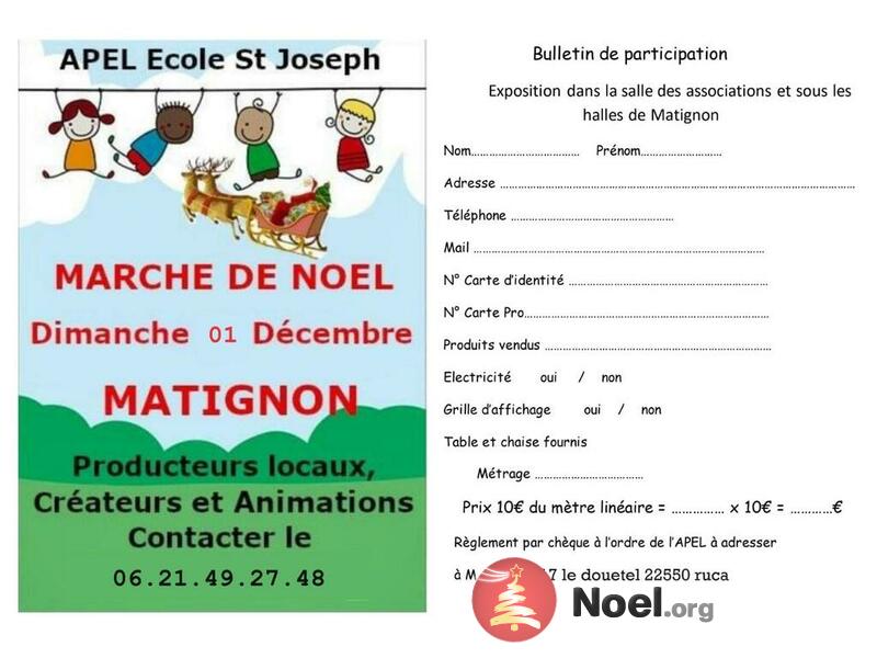 marche de noel l ecole saint joseph