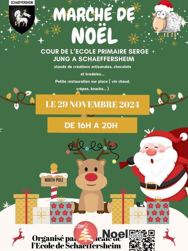 Marché de Noël de l'école de Schaeffersheim