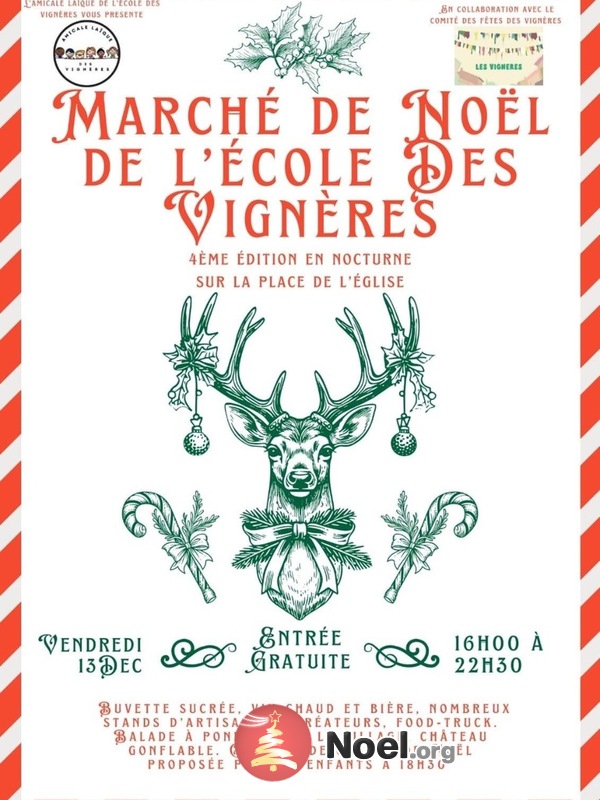 Marché de Noël de l’école des Vignères