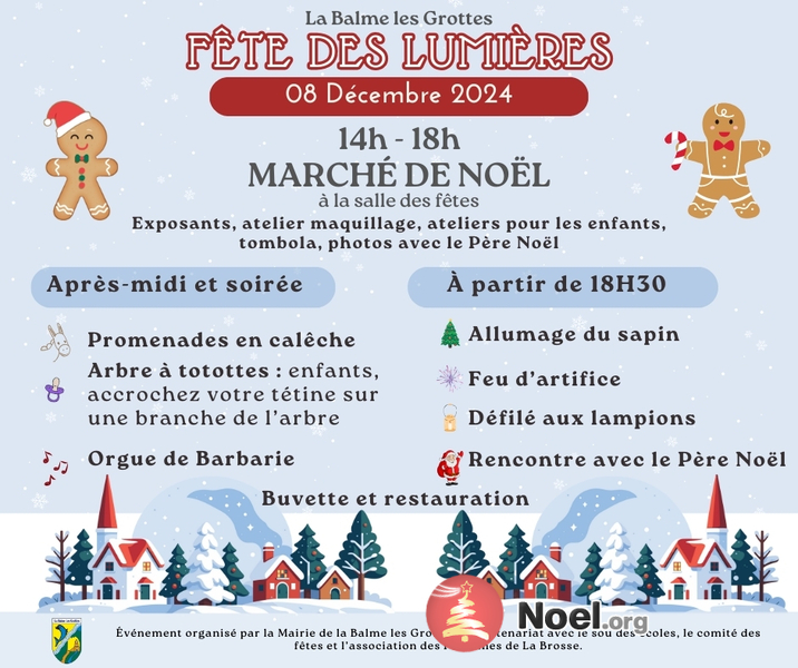 Marche de Noël de la balme les grottes