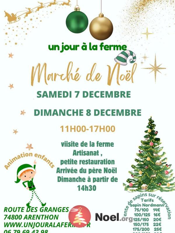 Marché de Noel à la ferme