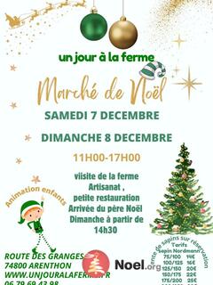 Photo du marché de Noël Marché de Noel à la ferme