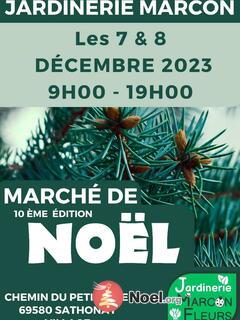 Marché de Noël à la Jardinerie Marcon Fleurs