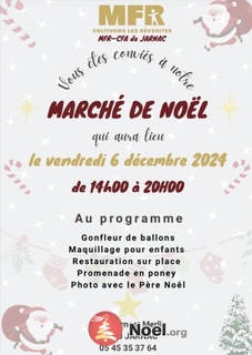 Photo du marché de Noël Marché de Noël de la MFR de Jarnac