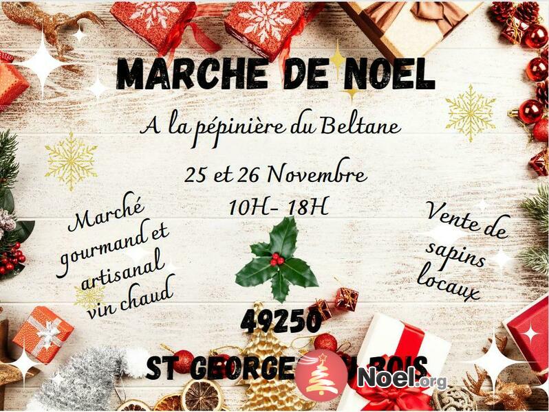 Marché de Noël de la pépinière du Beltane