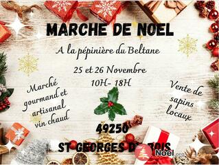 Photo du marché de Noël Marché de Noël de la pépinière du Beltane