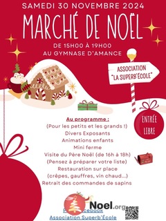 Photo du marché de Noël Marché de Noël de la superb’ école