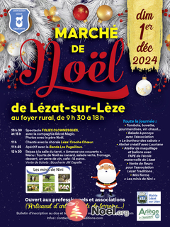 Photo du marché de Noël Marché de Noël Lézatois