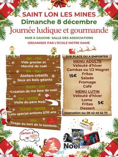 marché de noël ludique et gourmand