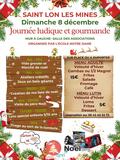 Photo marché de noël ludique et gourmand à Saint-Lon-les-Mines