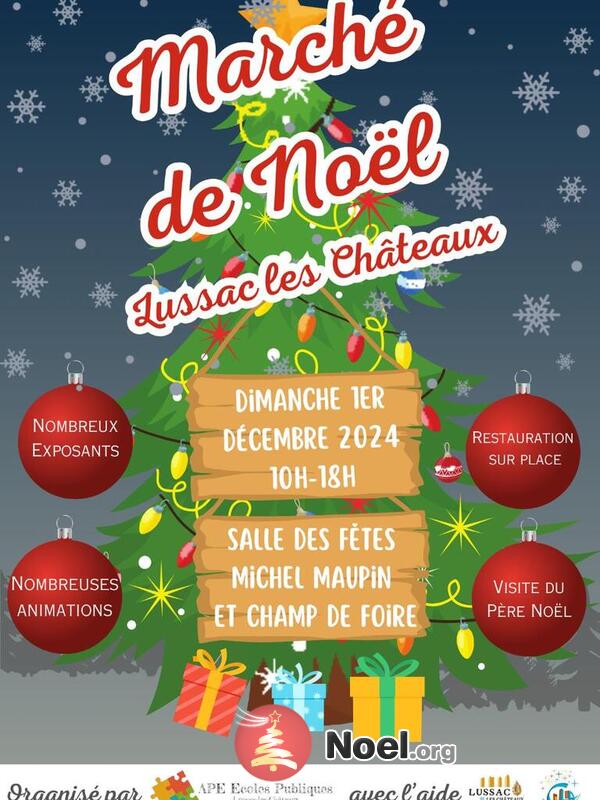 Marché de Noël Lussac-les-Châteaux