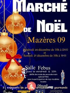 Marché de Noël Mazères 09 le 20 et 21 décembr 2024