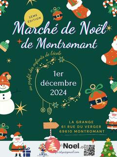 Photo du marché de Noël Marché de Noël à Montromant